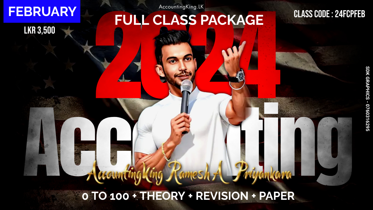 2024 AL Full Class Package (0 to 100 + Theory + Revision + Paper) – February