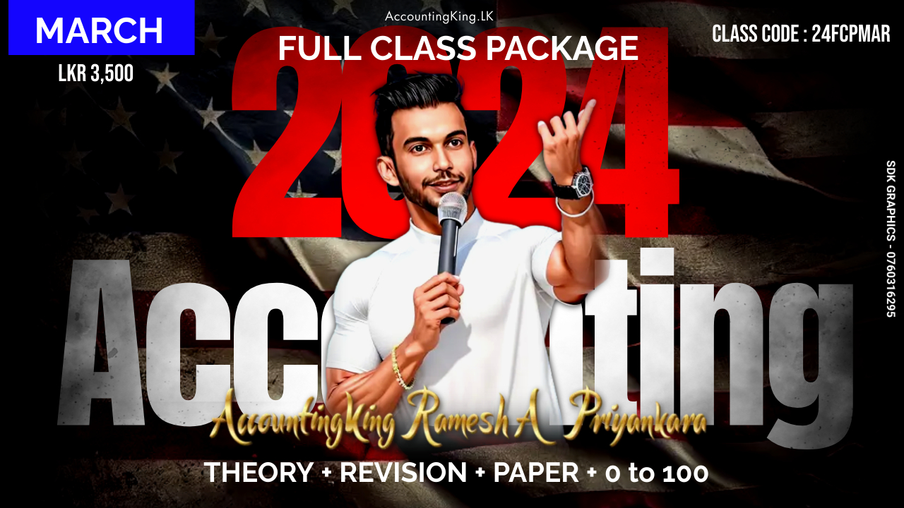 2024 AL Full Class Package (0 to 100 + Theory + Revision + Paper) – March