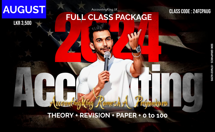 2024 AL Full Class Package (0 to 100 + Theory + Revision + Paper) – August